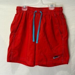 Nike men's swimsuit size S, red
